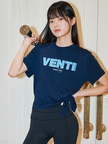 Venti T-Shirt_Navy - INJIACTIVE - Modalova