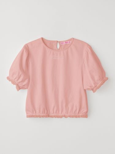 Frill Crop T-Shirt_Light Pink - CELITAILS - Modalova