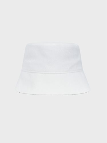 Terry Deep Bucket Hat_White - LIEU HOMME - Modalova