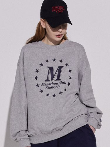 Star-Star Sweatshirt Melange Grey - STAFFONLY - Modalova