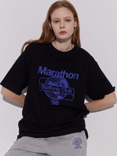 Marathon Short-Sleeve T-Shirt Black - STAFFONLY - Modalova