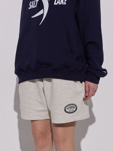 Circle Logo Sweat Shorts Melange IV - STAFFONLY - Modalova