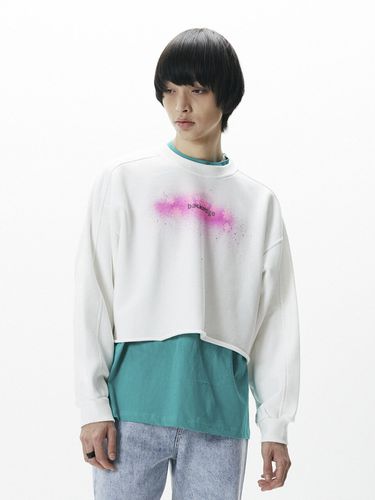 Over Fit Flower Crop Sweatshirt _ - NORNOT - Modalova