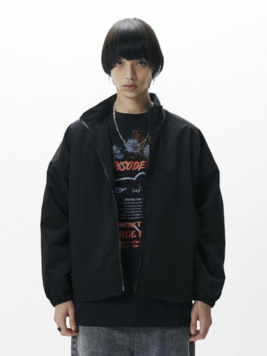 Over Fit Backstage Windbreaker _ Black - NORNOT - Modalova