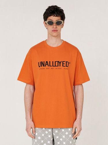 Logo T-shirt Orange - UNALLOYED - Modalova