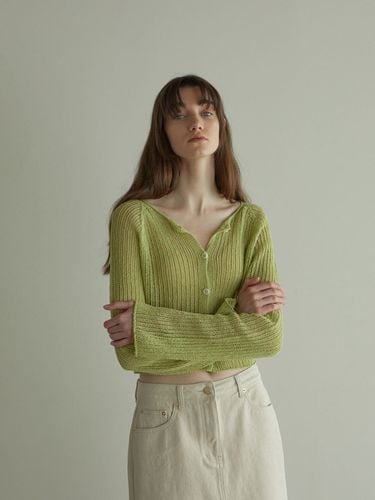 Benny Cardigan (Apple Green) - H8 - Modalova