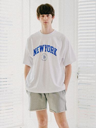 New Yorker Chain Short Sleeve T Shirt 4colors - PaperBoy - Modalova