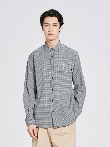 Pocket Detail Check Shirt Black - Moth - Modalova