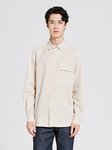 Pocket Detail Shirt Beige - Moth - Modalova