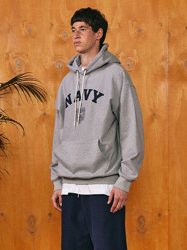 Navy Hoodie _ Grey - UNION BALANT - Modalova