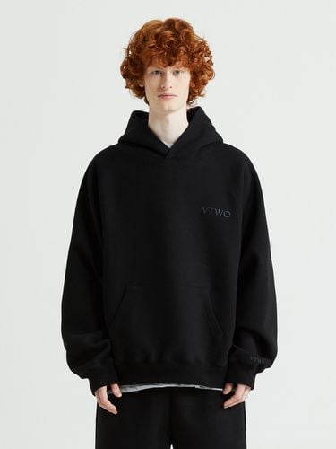 Over Fit Printing Hoodie (Black) - V2 - Modalova