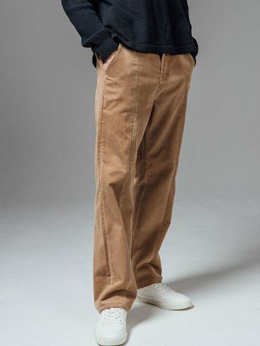 Banding Corduroy Pants Brown - Moth - Modalova