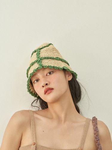 Gori Bucket Hat_Green - MISU A BARBE - Modalova