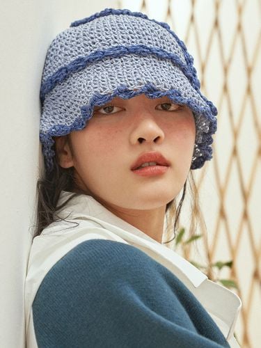 Gori Bucket Hat_Sky Blue - MISU A BARBE - Modalova