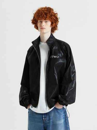 Logo Printing Coated Jacket (Black) - V2 - Modalova