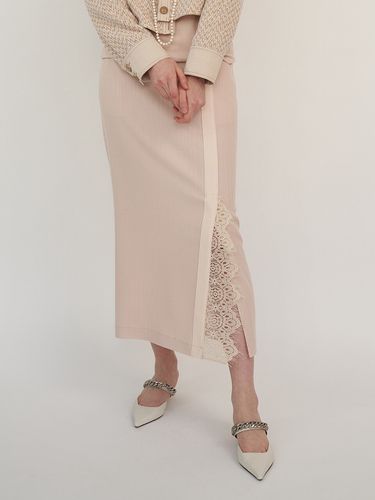 Flower Lace Long Skirt_2 Colors - Sweet One Eighty - Modalova