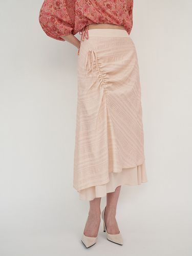 Shirring Layered Skirt_2 Colors - Sweet One Eighty - Modalova