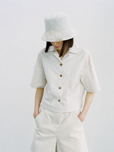 Oversized Safari Linen Shirt - RE RHEE - Modalova