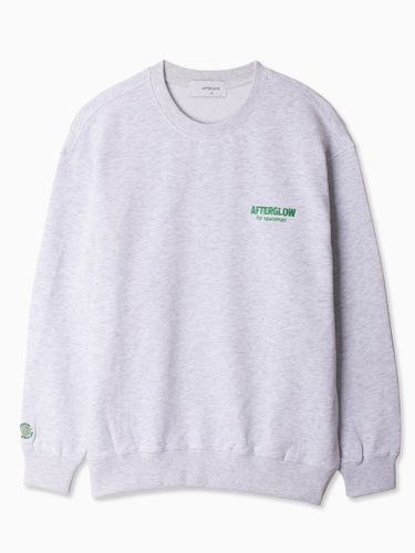 Planet Logo-Embroidered Sweatshirt - AFTERGLOW - Modalova