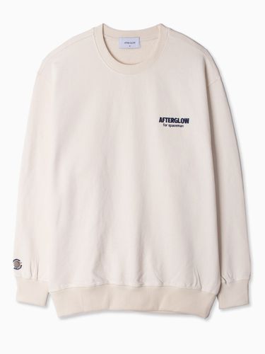 Planet Logo-Embroidered Sweatshirt - AFTERGLOW - Modalova