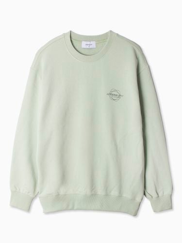 Space Logo-Print Sweatshirt Mint - AFTERGLOW - Modalova