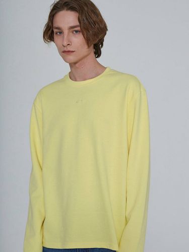 Side Slit Detail T-shirt Yellow - Moth - Modalova