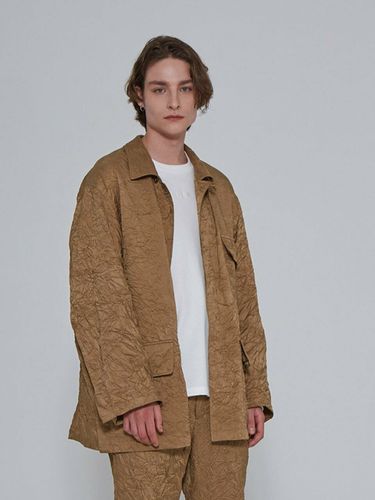 Wrinkly Safari Jacket Beige - Moth - Modalova