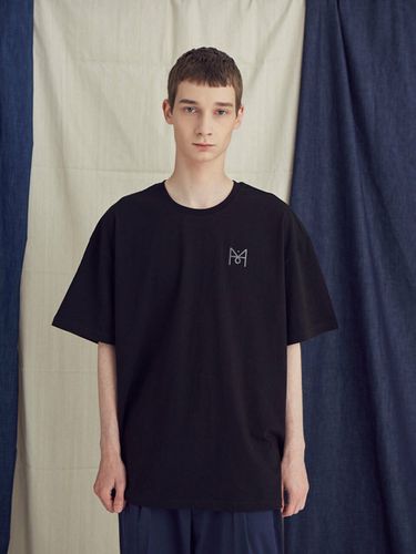 Reflective Oversized T-shirt Black - Moth - Modalova