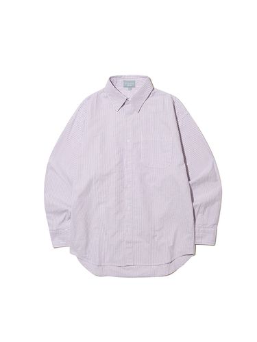 Oxford Striped Shirt _ Purple - UNION BALANT - Modalova