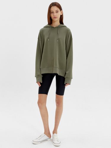 Cotton-jersey Hoodie _ Khaki - HAVELESS - Modalova