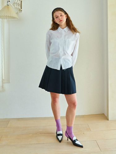 Old School Pleated Mini Skirt _ - Near&Dear - Modalova