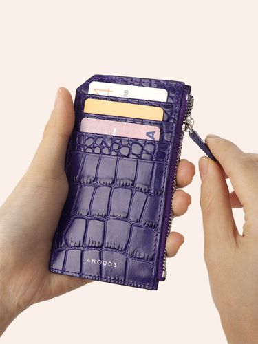 PLATTE Croc Zipper Wallet 7 Colors - ANODDS - Modalova