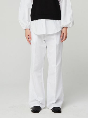 Semi Wide Chino Pants (White) - Awesomestudio - Modalova