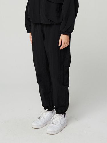 Nylon Minimal Jogger Pants (Black) - Awesomestudio - Modalova