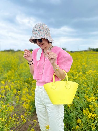 New Vivid Candy Tote Bag - Yellow - RHEEMIN - Modalova