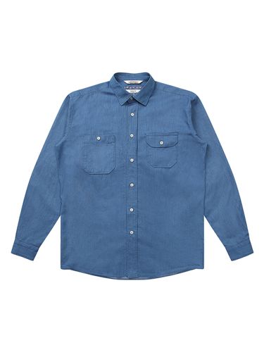 Washing Pocket Shirt _ Blue - SOLEW - Modalova