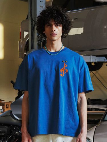 Studs Oversize T-shirt (Blue) - 2113 studio - Modalova