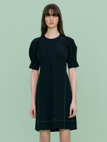 Volume Short Sleeved Mini Dress _ - ahwe - Modalova