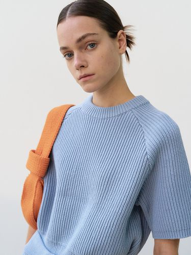 Lounge Knit Top_Sky Blue - MAISONMARAIS - Modalova