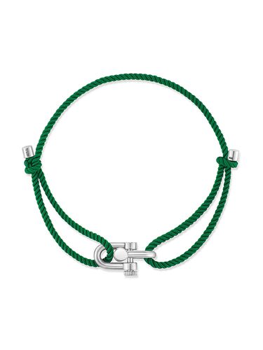 H Edition Silver Bracelet_Green - hyeres-lor - Modalova