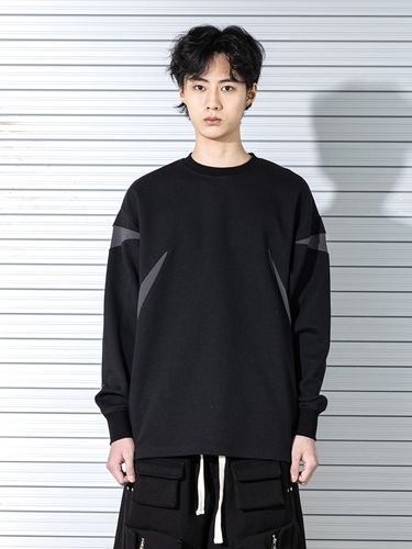 Thorn Waffle Long Sleeve T-Shirt_Black - MASSNOUN - Modalova