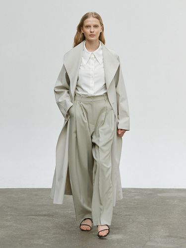 Cotton Blend Trench Coat - Carriere - Modalova