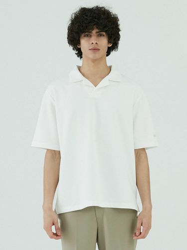 Ponte Open Collar Shirt _ Creamy White - W. standard - Modalova