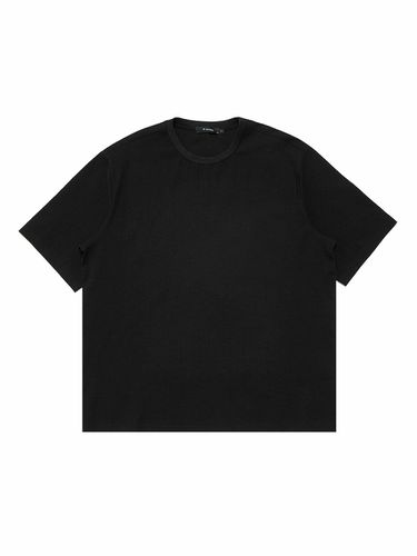 Seersucker Short Sleeve Shirt _ Black - W. standard - Modalova