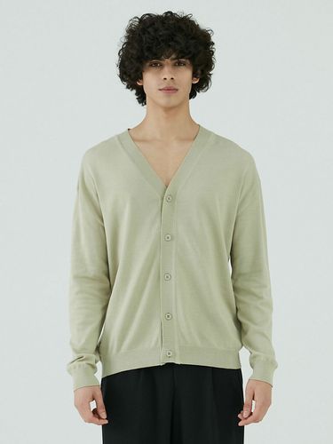 Light Basic Cardigan _ Light Green - W. standard - Modalova