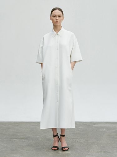 Half Sleeve Handmade Shirt Dress - Carriere - Modalova