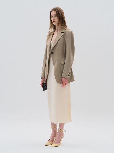 Beige Summer Wool Blazer - Ike - Modalova