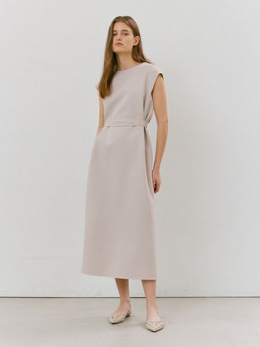 Sleeveless Belted Handmade Dress - Carriere - Modalova