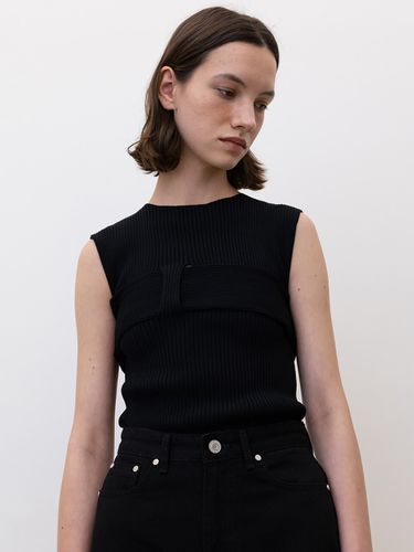 Plaid Knit Sleeveless _ Black - MAISONMARAIS - Modalova