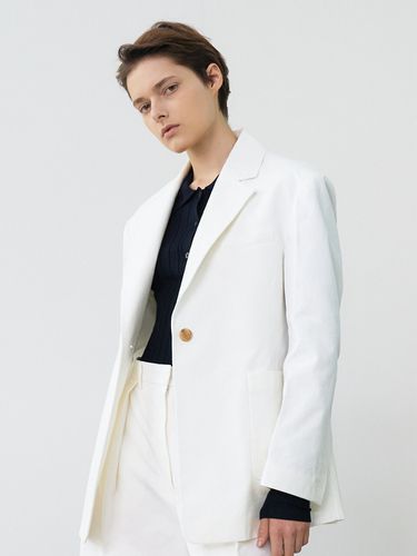 Boucle Summer Jacket _ Off White - MAISONMARAIS - Modalova